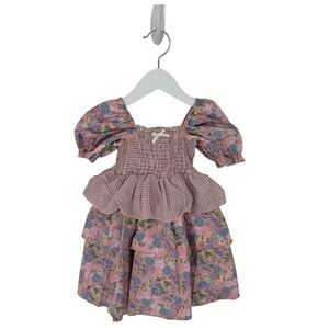 For Love & Lemons | Little Lemons Floral Puff Sleeve Dress
